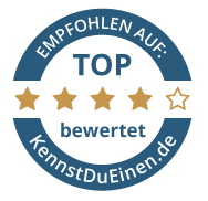 Top bewertet auf kennstDuEinen.de